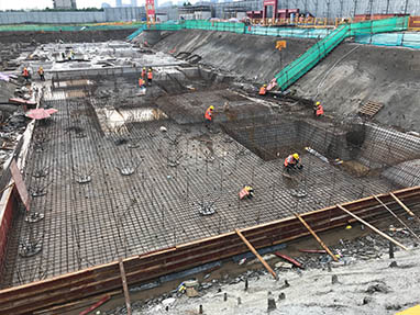 靖江美的望江路項目基坑支護(hù)及降水工程